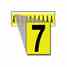 Brady 1530-7 15 Series Number & Letter Card Turkey