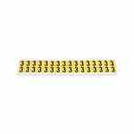Brady 3420-3 34 Series Number & Letter Card Turkey