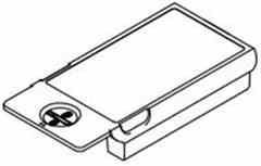 Fluke 3383762 Battery Door/Cover for 233 Meter Base Turkey