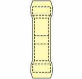 3m MNG10BCX 3M  12 to 10 AWG Butt Connector Turkey