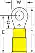 3m MVU10-10RK 3M  Vinyl Insulated Butted Seam Ring Tongue Terminal Turkey