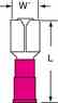 3m MVU18-250DFK 3M  Vinyl Insulated Butted Seam Female Disconnect Turkey