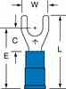3m MV14-10FK 3M  Vinyl Insulated Brazed Seam Fork Terminal Turkey