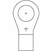 3m M6-38RX 3M  6 AWG Ring Tongue Terminal Turkey