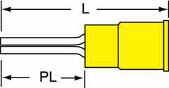 3m MVU10-55PX-A 3M  Vinyl Insulated Pin Terminal Turkey