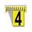Brady 3440-4 34 Series Number & Letter Card Turkey