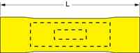 3m MV4BCK 3M  Vinyl Insulated Brazed Seam Butt Connector Turkey