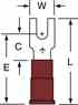 3m MNG10-10FBK 3M  Flanged Block Fork Nylon Insulated Turkey