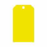 Brady 65373 Blank Accident Prevention Tag Yel Turkey