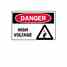 Brady 60580 Danger High Voltage B302 10x14 Turkey