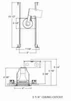 Juno Lighting TC18-184B-WH Round TC Fixture Turkey