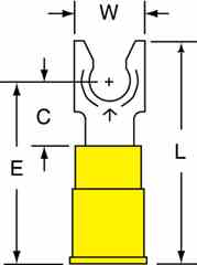 3m MVU10-10FLK 3M  Fork Terminal Turkey