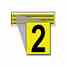 Brady 3410-2 34 Series Number & Letter Card Turkey