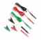 Fluke TL1550B Test Lead Set W/alligator Clips Red/blk/grn Turkey