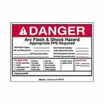 Brady 99459 B933 5x7 Blk/red/wht 5/pk Arc Flash Lbl Turkey