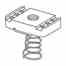 Cooper B-line N7222ZN Cooper B-Line  Spring Nut