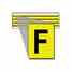 Brady 3400-F 34 Series Number & Letter Card