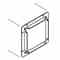 Cooper B-line 33 GF Cooper B-Line  Wireway End Flange 3x3