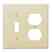 Leviton 80705-I Combo Wallplate