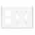 Leviton 88021 Comb Wallplate