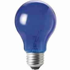 Philips Lighting 25A / TB 120V 6 / 1 25A/TB 120V 6/1 25 Watt Bulb A19 Transparent Blue
