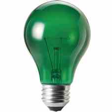 Philips Lighting 25A / TG 120V 6 / 1 TP 25A/TG 120V 6/1 TP 25 Watt Bulb A19 Transparent Green Turkey