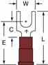 3m MNG18-10FBX 3M  Block Fork Nylon Insulated Turkey