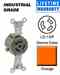 Leviton 4710-IG Locking Single IG Receptacle