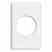 Leviton 80728-GY Power Outlet Wallplate Turkey