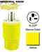 Leviton 14W48 20 Amp Watertight Plug