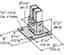 Cooper B-line B281SQHDG Cooper B-Line  Strut Post Base Turkey