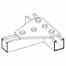 Cooper B-line B532ZN Cooper B-Line  Tee Gusset Plate