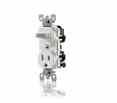 Leviton T5225-W Combination Toggle Switch / Receptacle