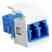 Leviton 41085-SLW Adpt Qp Lc Bl/wh