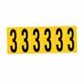 Brady 1550-3 15 Series Number & Letter Card