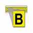 Brady 3400-B 34 Series Number & Letter Card