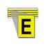 Brady 3400-E 34 Series Number & Letter Card