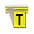 Brady 3400-T 34 Series Number & Letter Card