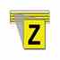 Brady 3400-Z 34 Series Number & Letter Card