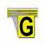 Brady 3410-G 34 Series Number & Letter Card