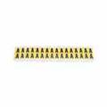Brady 3420-A 34 Series Number & Letter Card