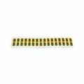 Brady 3420-B 34 Series Number & Letter Card
