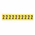 Brady 3430-2 34 Series Number & Letter Card
