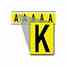 Brady 3460-K 34 Series Number & Letter Card