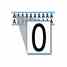Brady 9712-0 97 Series Number & Letter Card