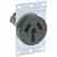 Leviton 5206 50 Amp Flush Mount Receptacle