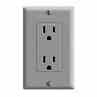 Leviton 5325-GY Décora Duplex Receptacle