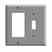 Leviton 80405-GY Comb Wallplate