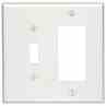 Leviton 80605-W Comb Wallplate