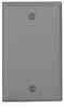 Leviton 80714-GY Blank Wallplate